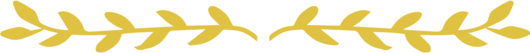 two yellow fish bones on a black background